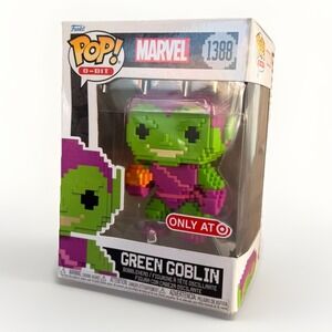 Funko POP! Marvel: 8-Bit- Green Goblin‎ Exclusive Bobblehead Vinyl Figure #1388